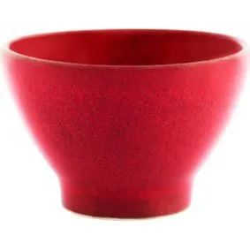 Artistica Reactive Red Footed Sauce Dish 75mm