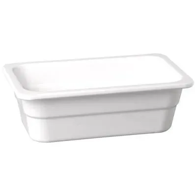 Gastronorm Pan-Melamine White 1/1 Size 100mm