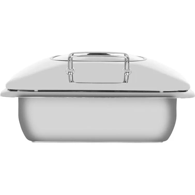 Chef Inox Ultra Rect Chafer W/Glass Lid S/S 2/3 Size