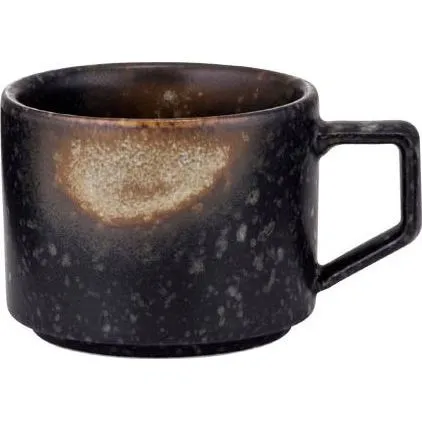 Brew Pottery-Tierra Brown Straight Side Espresso Cup 90ml