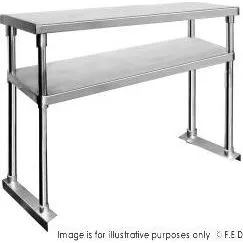 1800-WBO2 Double Tier Workbench Overshelf