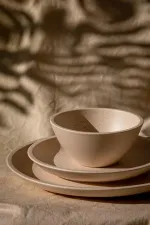 Dune Clay Round Bowl - Conical