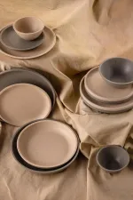 Dune Clay Round Bowl - Conical