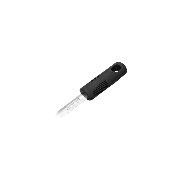 Easy Grip Fixed Peeler Stainless Steel with Black Handle 175mm