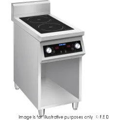 Electmax 700 Series Induction 2-Burner Cooker with Splashback EIC7-400P