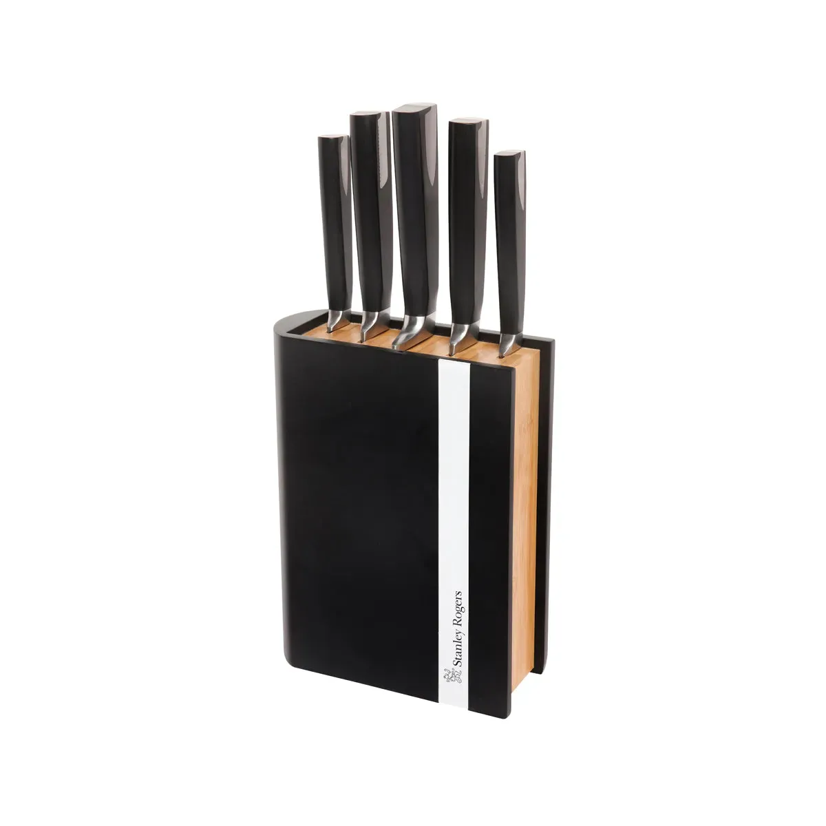 Encased Bamboo 6pc Knife Block Set