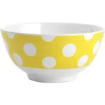 Cereal Bowl White Dots On Yellow — 150mm