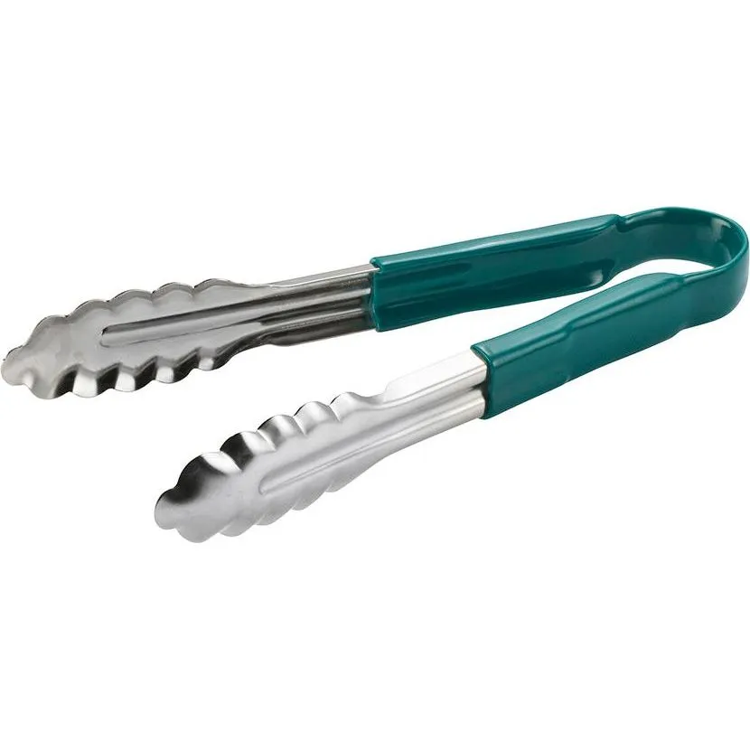 Essentials Tong Stainless Steel Green Handle 230mm