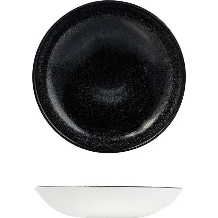 Evo Origins Black Round Coupe Plate