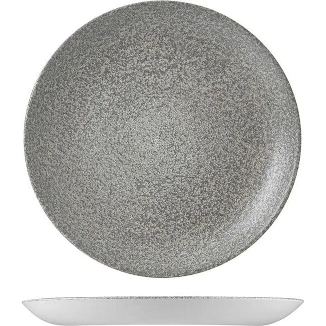 Evo Origins Grey Round Coupe Plate