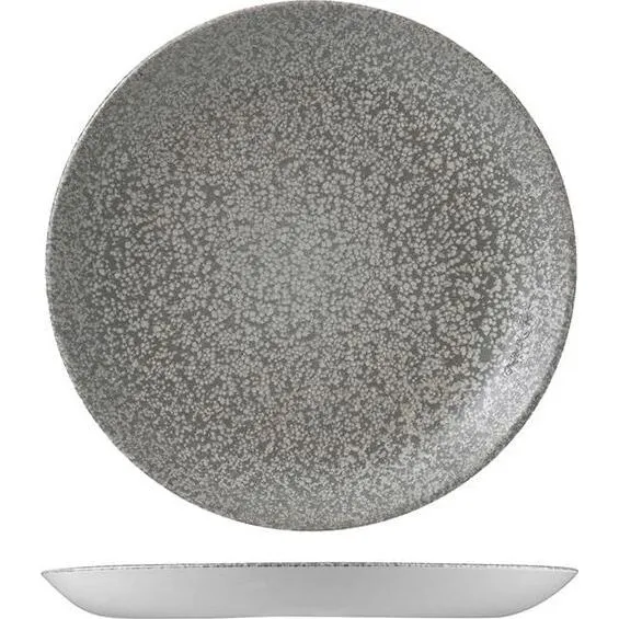 Evo Origins Grey Round Coupe Plate