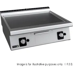 Fagor Kore 700 Bench Top Chrome Gas Griddle NG - FT-G710CL