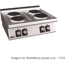 Fagor Kore 700 Series Bench Top 4 Electric Burners  C-E740