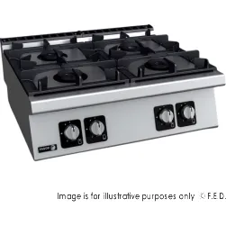 Fagor Kore 700 Series Bench Top 4 Gas Burners - C-G740H