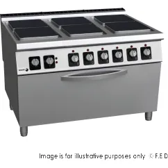Fagor Kore 900 Series Electric 6 Burner with oven C-E961OP
