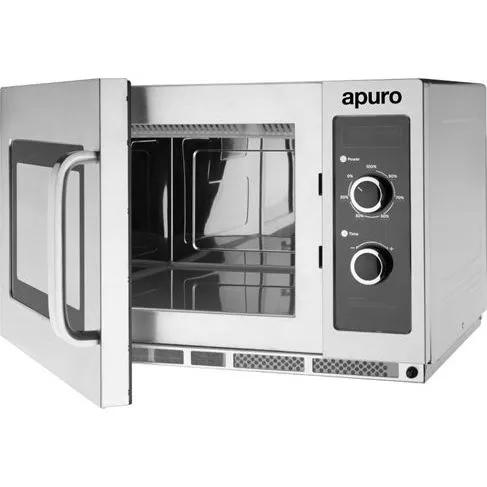 Apuro Heavy Duty Manual Commercial Microwave Oven 1800W - 34Ltr view 2