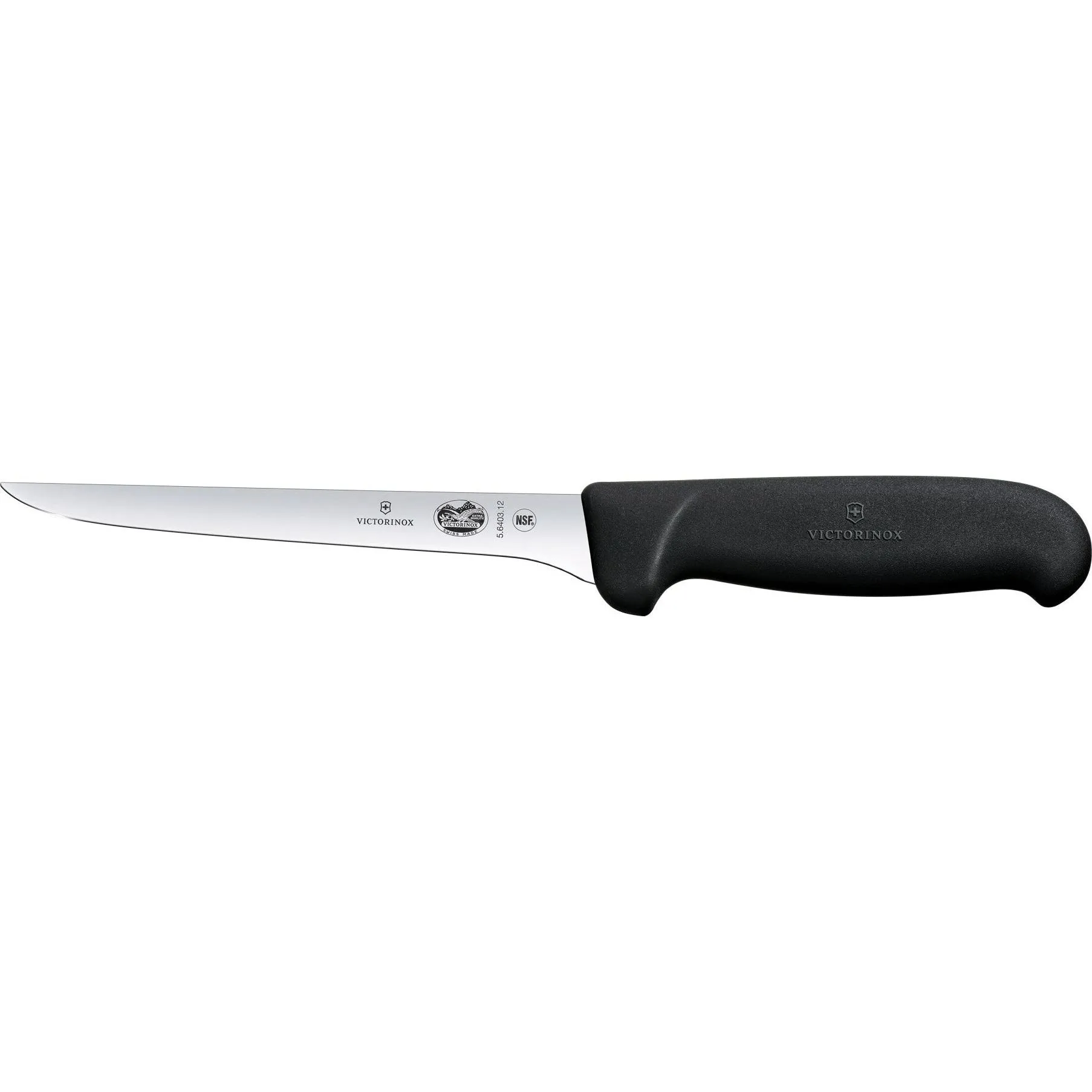Fibrox Boning Knife,12cm Straight, Narrow Blade