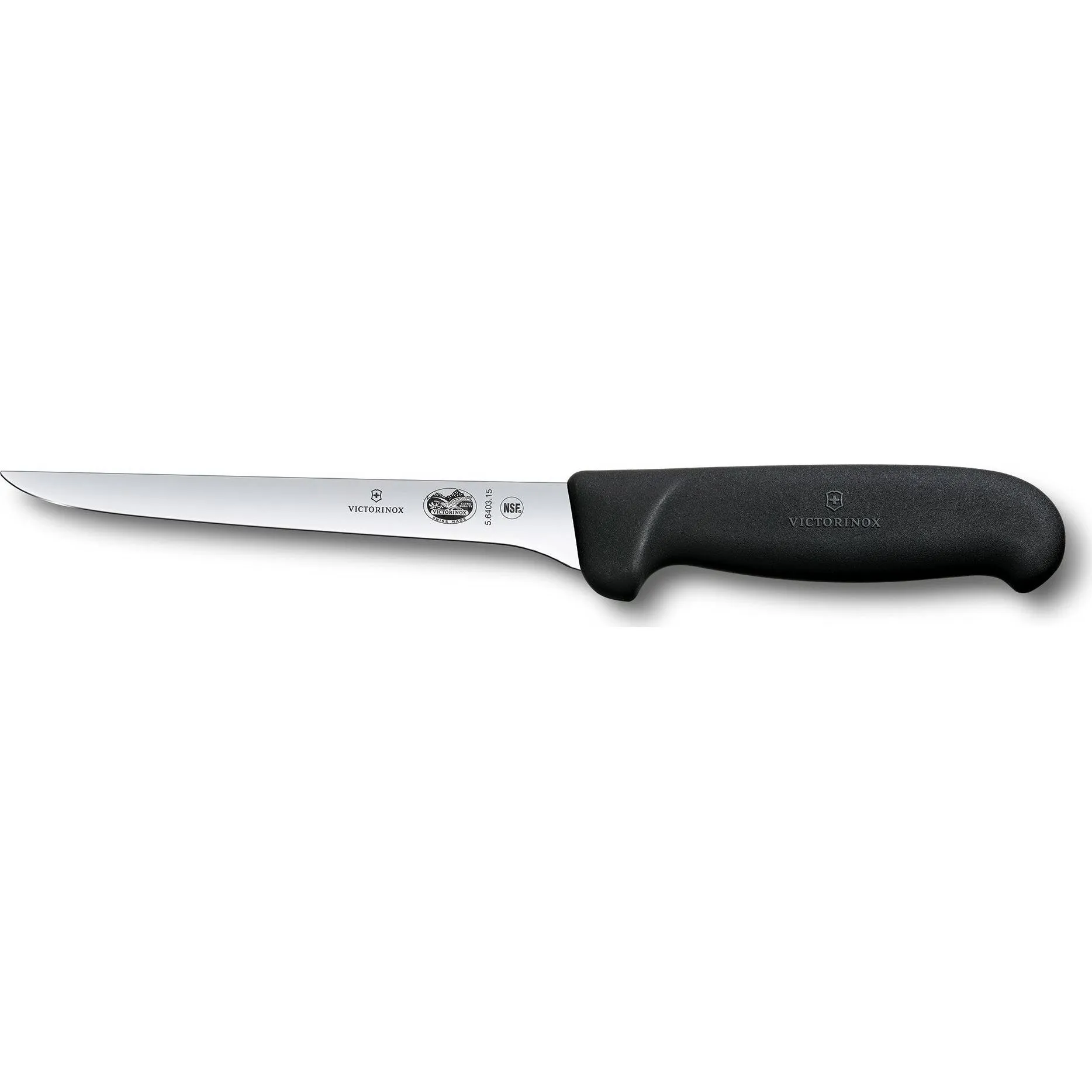 Fibrox Boning Knife,15cm Straight,Narrow Blade