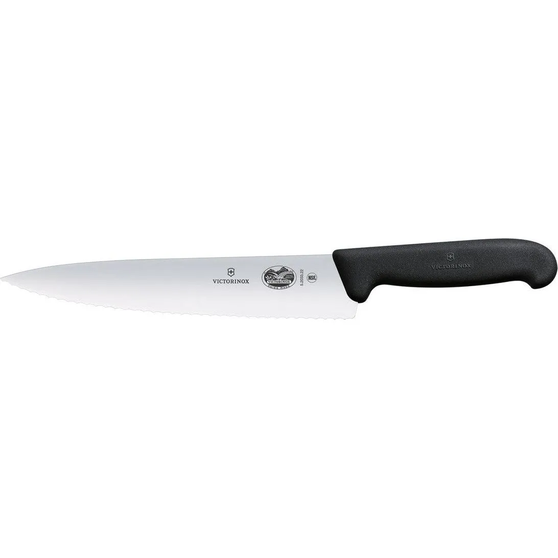 Fibrox Carving Knife, 19cm, Wavy Edge