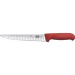 Fibrox Straight Back Blade Sticking Knife, 25cm Fluted Edge