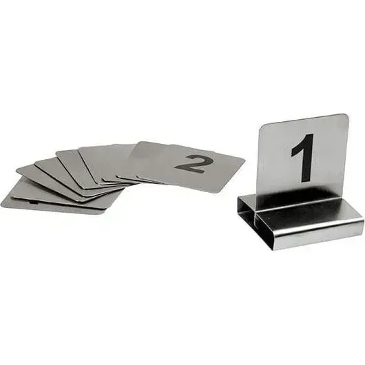 Flat Table Numbers-S/S | 70x60mm | Set 21-30