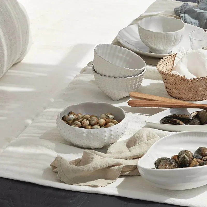 Foot Bowl Aparte White — 142x82mm 530ml