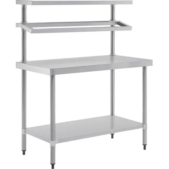 Vogue Stainless Steel Prep Station With Gantry 1200mm view 3
