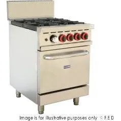 GBS4T Gasmax 4 Burner With Oven Flame Failure