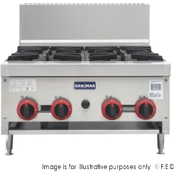 Gasmax Gas 4 Burner Cook Top RB-4E