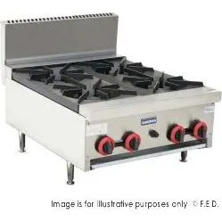 Gasmax Gas 4 Burner Cook Top - RB-4ELPG