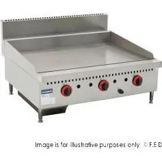 Gasmax Three burner NG Griddle Top - GG-36