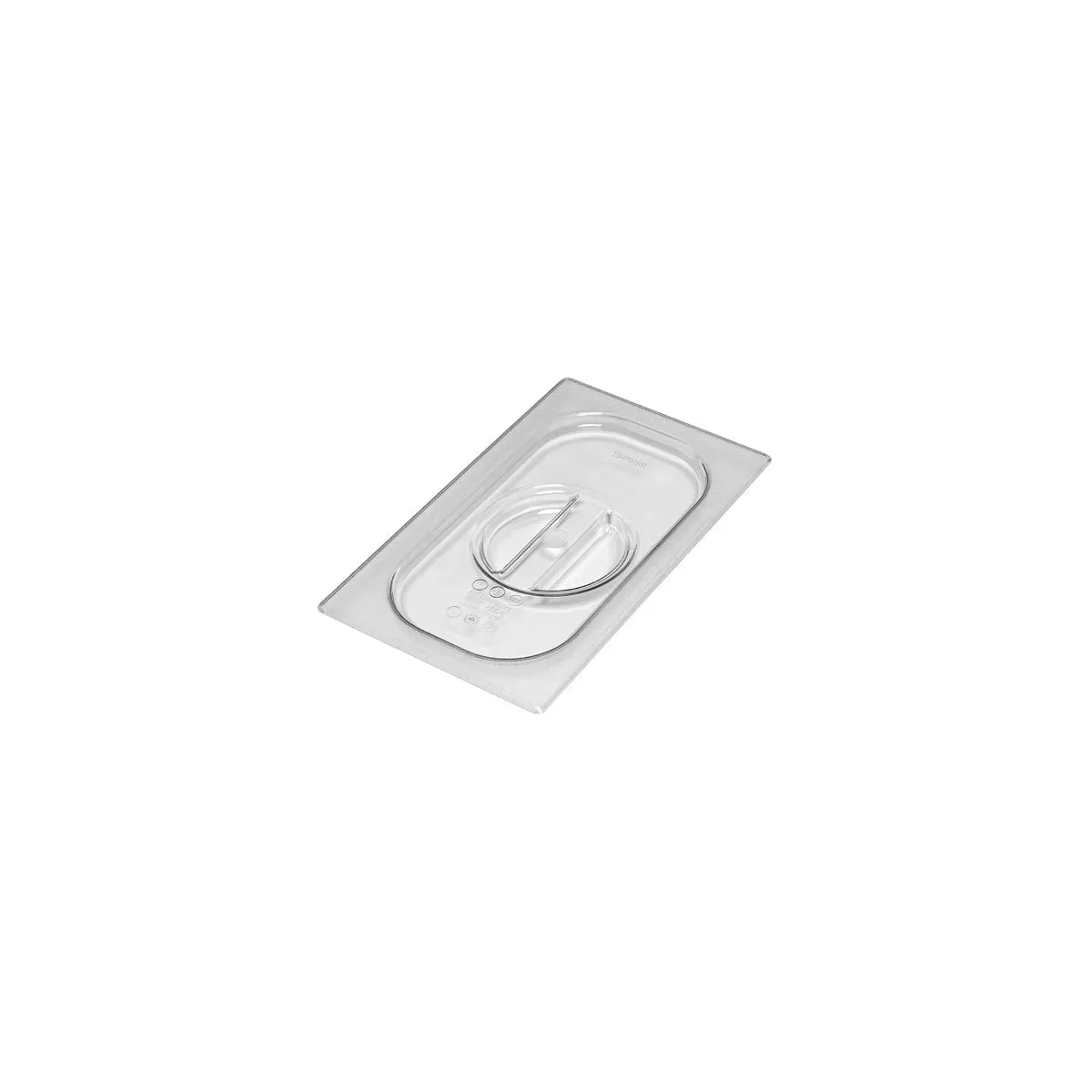 Gastronorm Lid Polycarbonate Clear 1/4 Size 265x162mm