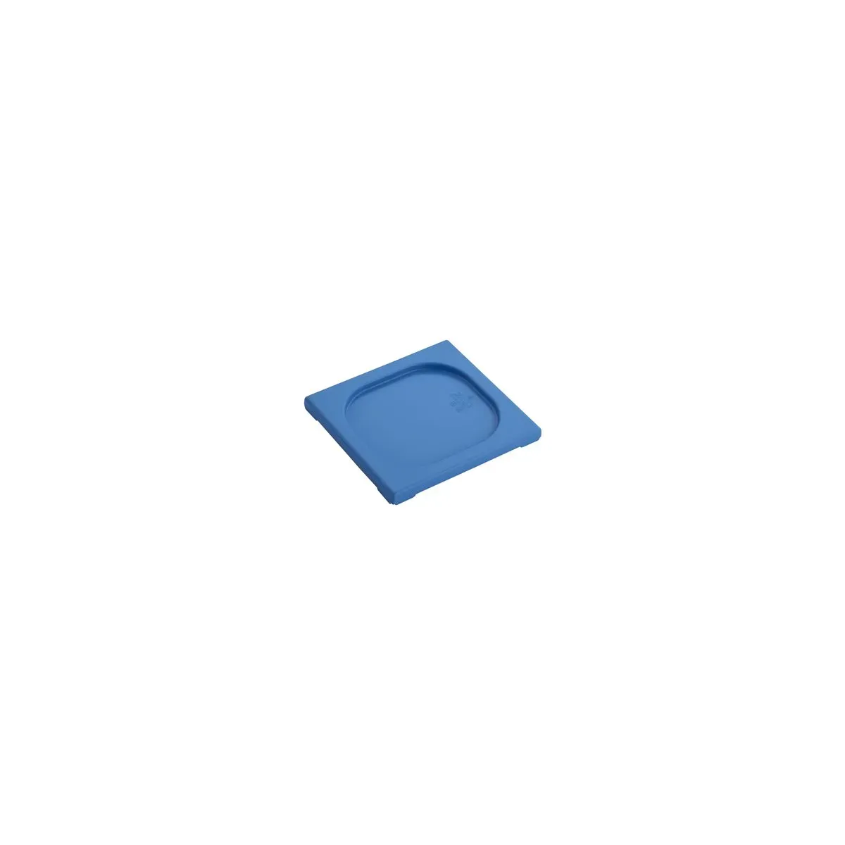 Gastronorm Lid Polypropylene 1/6 Size Blue 176x162x20mm