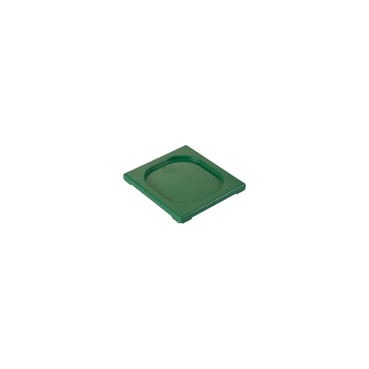Gastronorm Lid Polypropylene 1/6 Size Green 176x162x20mm