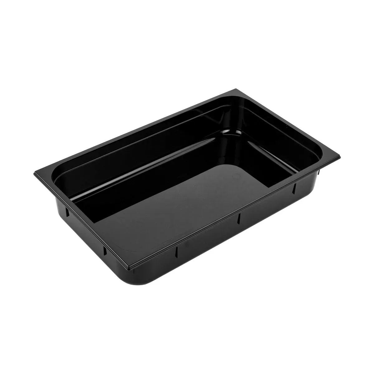 Gastronorm Pan Polycarbonate Black 1/1 Size 530x325x100mm / 13.0Lt