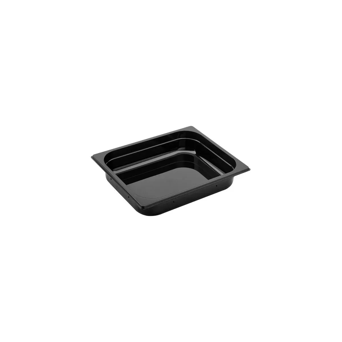 Gastronorm Pan Polycarbonate Black 1/2 Size 325x265x65mm / 3.9Lt