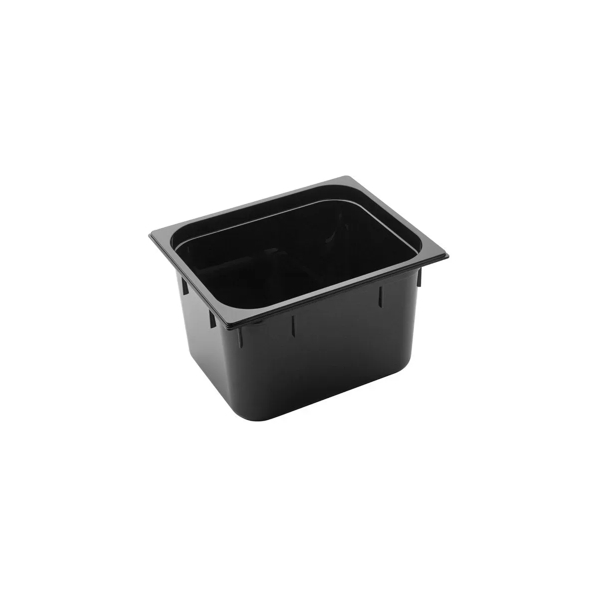 Gastronorm Pan Polycarbonate Black 1/2 Size 325x265x200mm / 11.8Lt