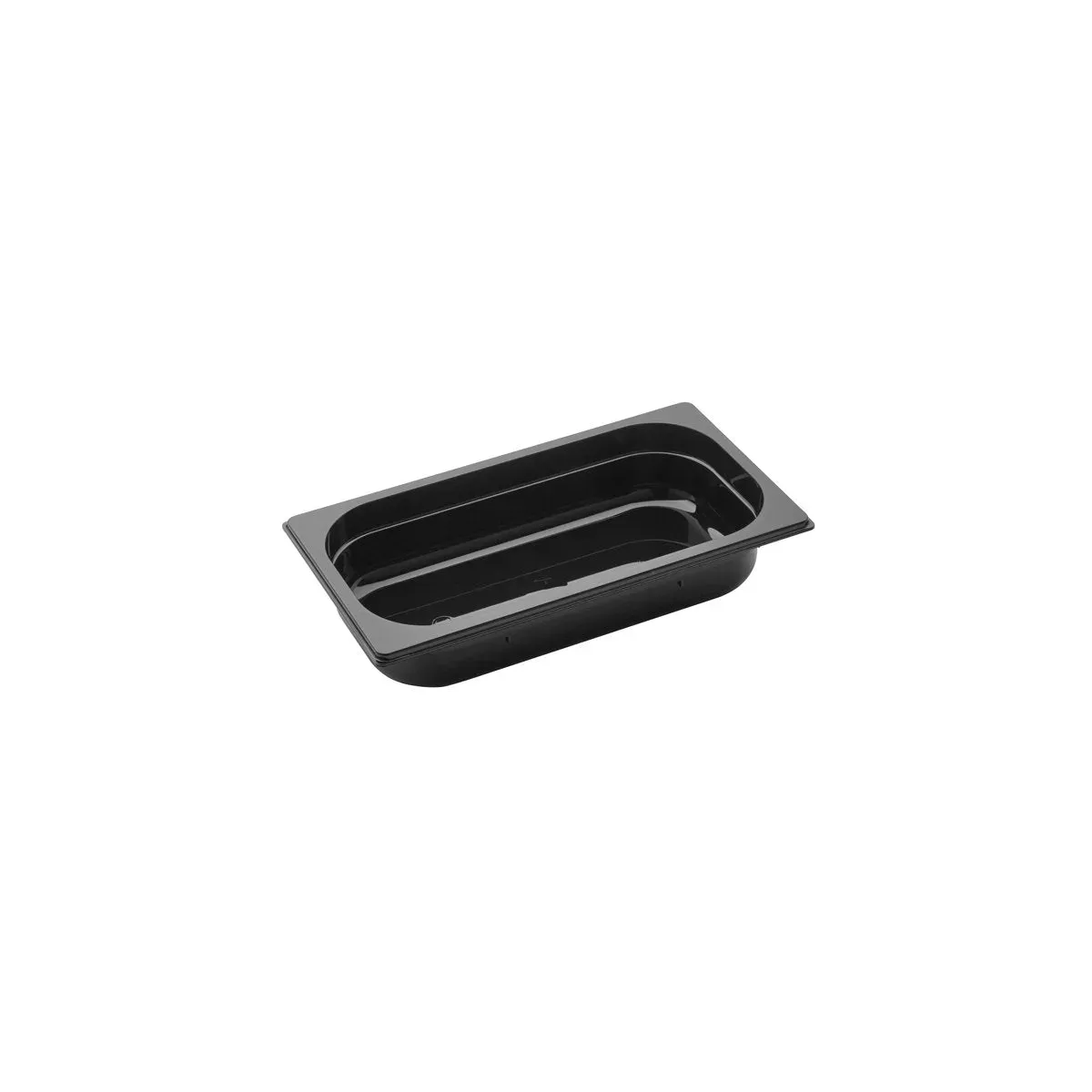 Gastronorm Pan Polycarbonate Black 1/3 Size 325x176x65mm / 2.4Lt