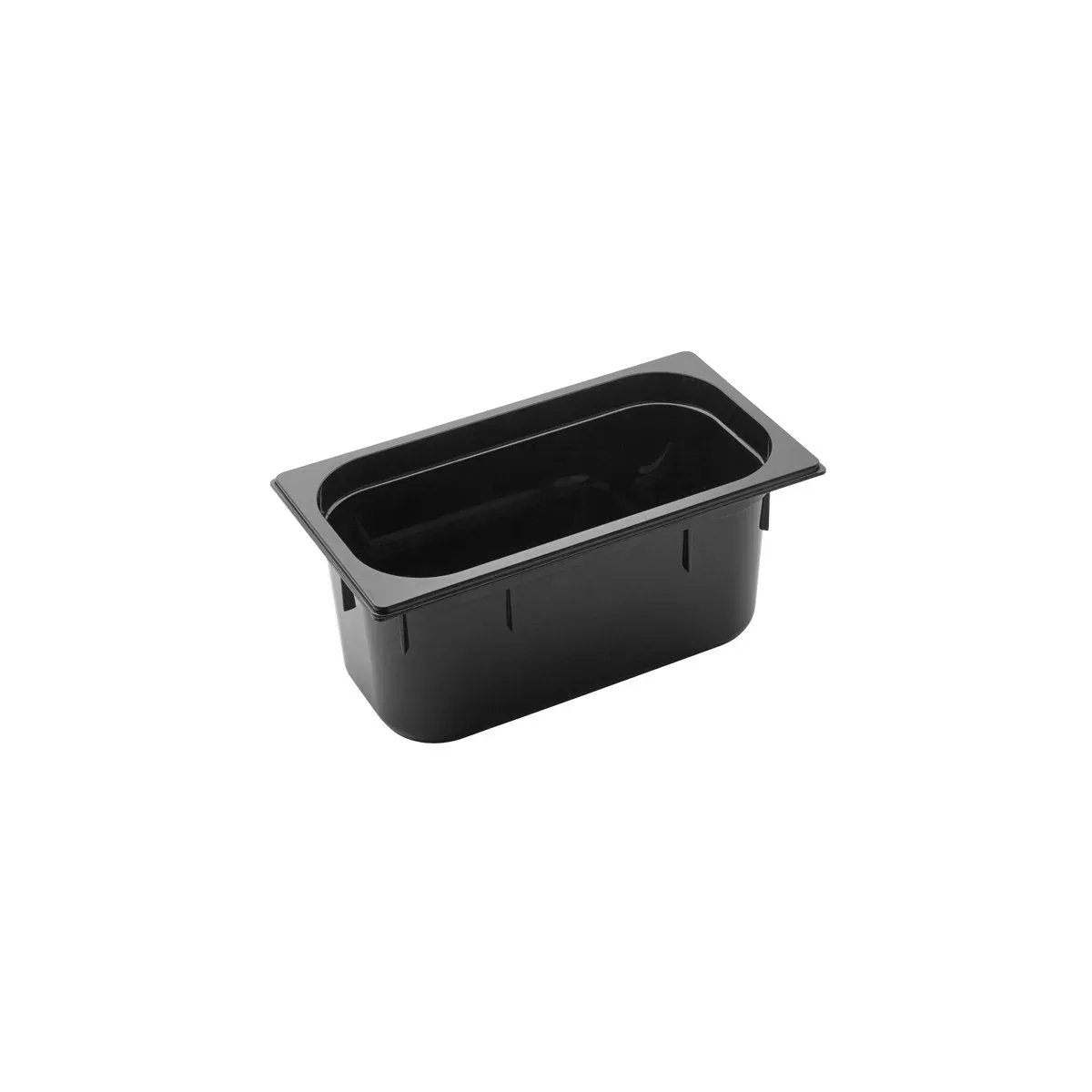 Gastronorm Pan Polycarbonate Black 1/3 Size 325x176x150mm / 5.3Lt