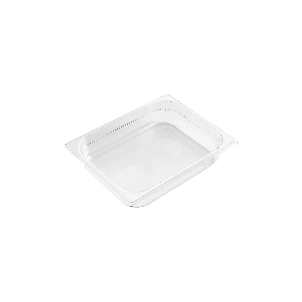 Gastronorm Pan Polycarbonate Clear 1/2 Size 325x265x100mm / 5.9Lt