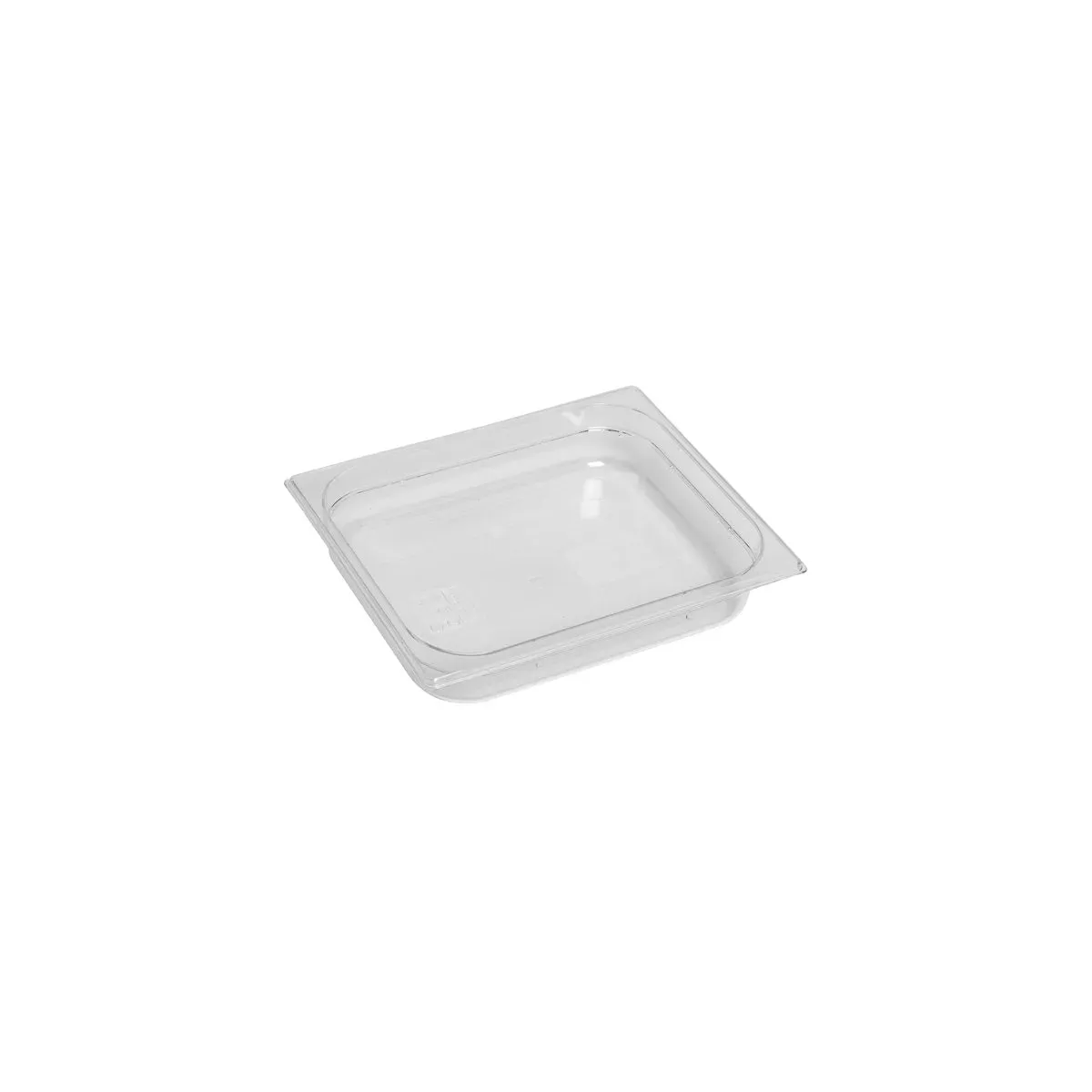 Gastronorm Pan Polycarbonate Clear 1/2 Size 325x265x65mm / 3.9Lt
