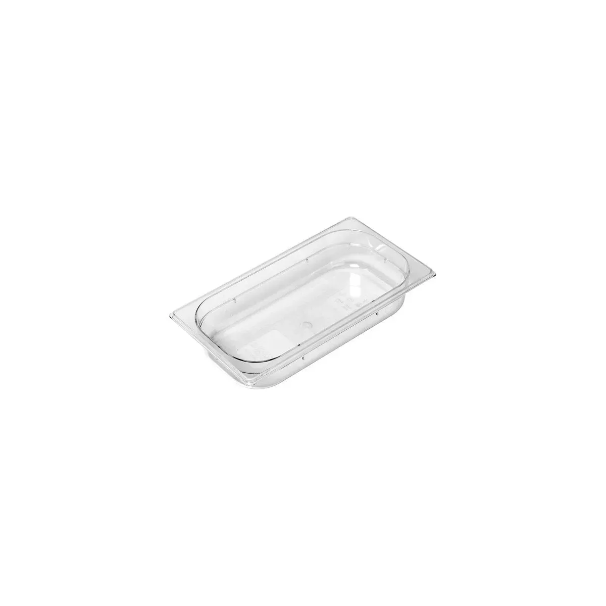 Gastronorm Pan Polycarbonate Clear 1/3 Size 325x176x65mm / 2.4Lt