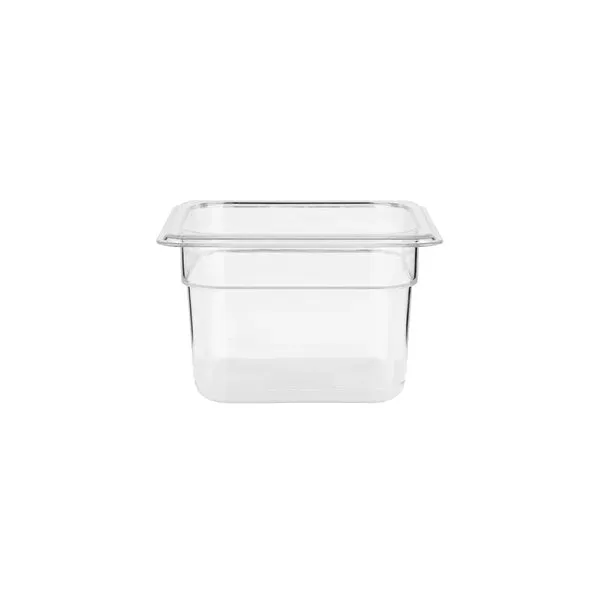 Gastronorm Pan Polycarbonate Clear 1/4 Size 150mm
