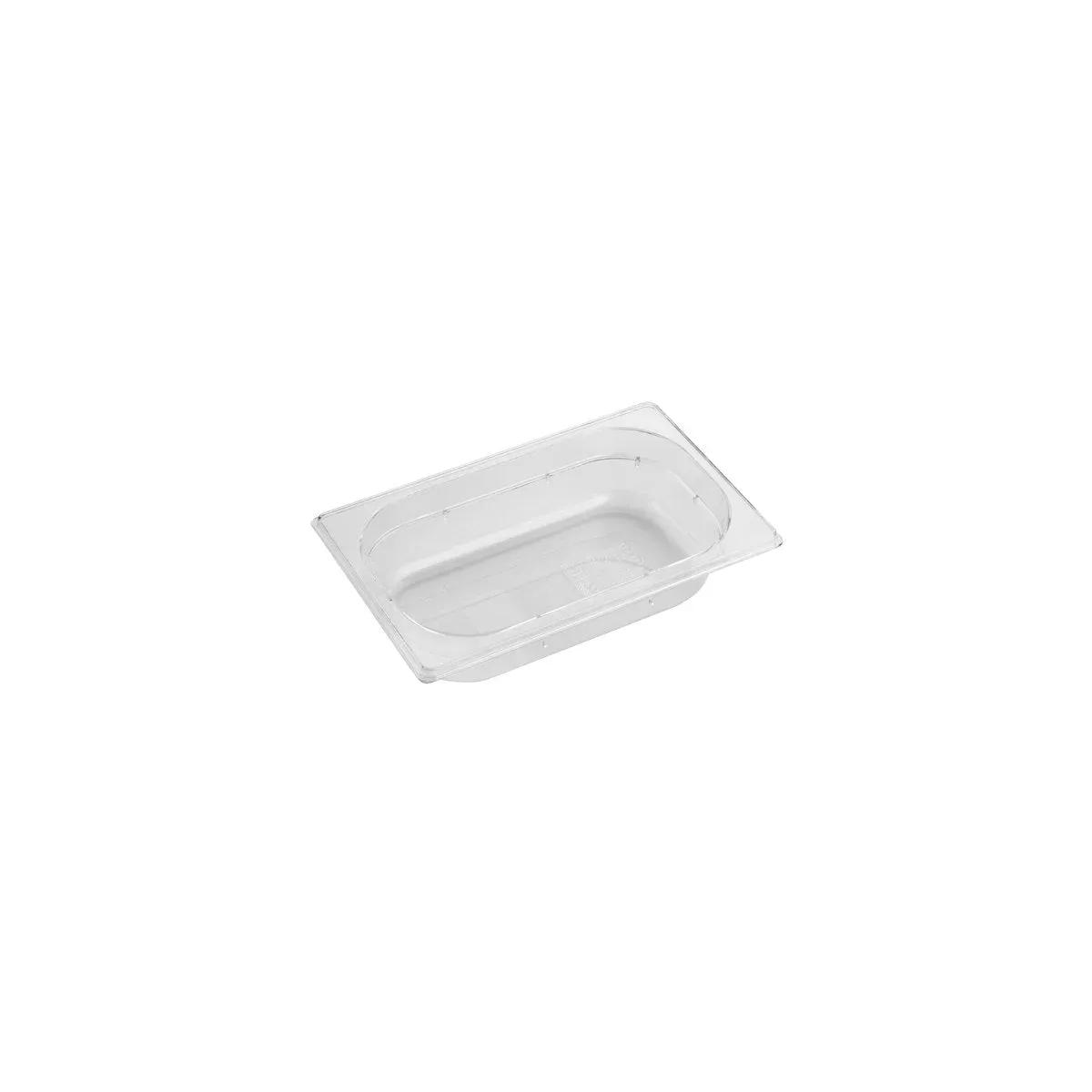 Gastronorm Pan Polycarbonate Clear 1/4 Size 265x162x65mm / 1.7Lt