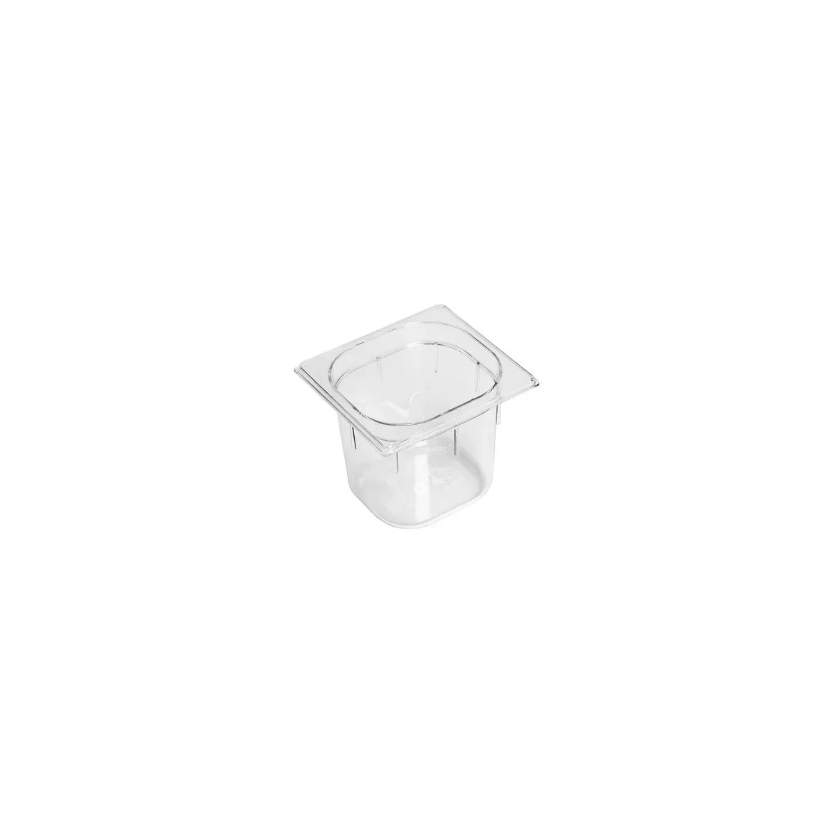 Gastronorm Pan Polycarbonate Clear 1/6 Size 176x162x150mm / 2.2Lt