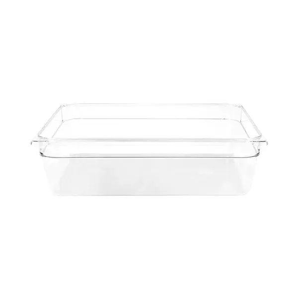 Gastronorm Pan Polycarbonate Clear 2/1 Size 15mm