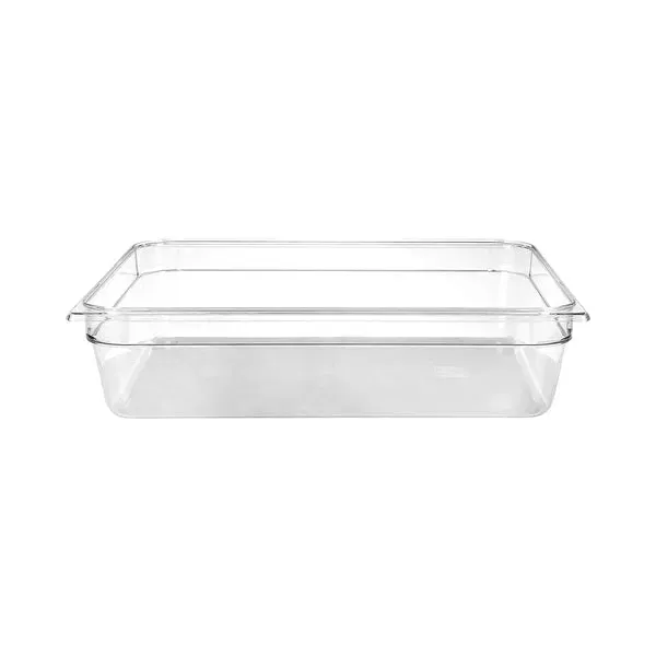 Gastronorm Pan Polycarbonate Clear 2/1 Size 200mm
