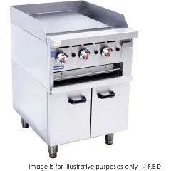GGS-24LPG Gas Griddle and Gas Toaster with Cabinet