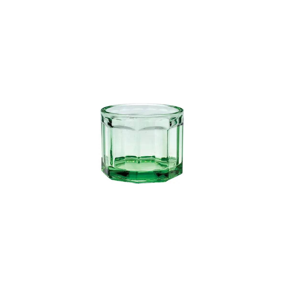 Glass Small 80x60mm, 160ml Transparent Green