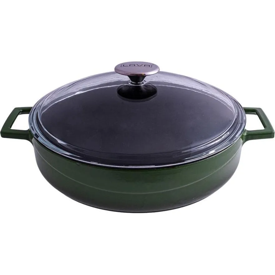 Casserole-Round | Low | Glass Lid | 2.4lt | 240mm Ø